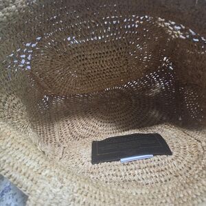 Elegant Tan Woven Tote Bag